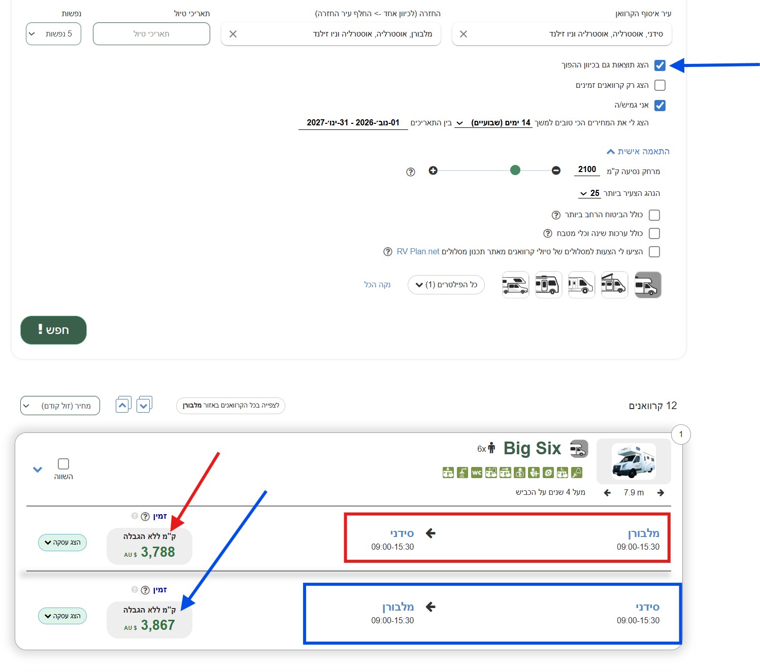 כמה עולה להשכיר קרוואן באוסטרליה